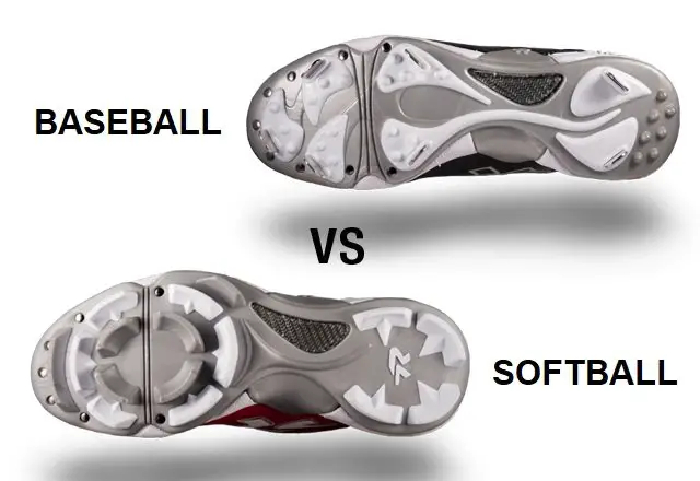 Between Baseball VS Softball Cleats